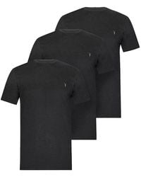 AllSaints - Brace Crewneck Tee - Lyst