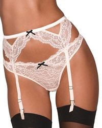 Fleur du Mal - Bianca Lace Thong - Lyst