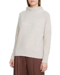 Vince - Boiled Cashmere Funnel Neck Sweater - Lyst