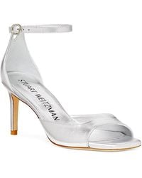 Stuart Weitzman - Nudistia 75 Ankle Strap High Heel Sandals - Lyst