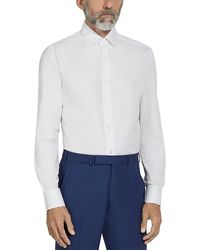 ZEGNA - Centoventimila Structured Button Front Shirt - Lyst