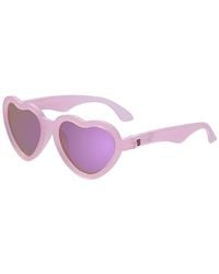 Babiators - Frosted Heart Polarized Mirrored Lens Sunglasses - Lyst