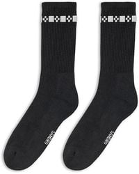 Sandro - Embroidered Fine Knit Socks - Lyst