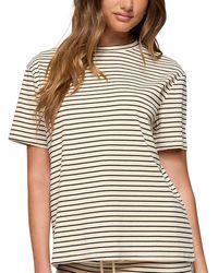 Edikted - Brena Striped Oversized T-Shirt - Lyst