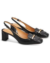 Tod's - Leather Slingback Pumps - Lyst
