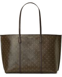 Tory Burch - Perry Coated Canvas Tote - Lyst