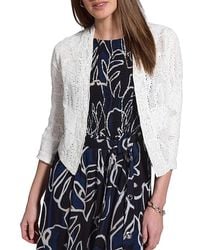 NIC+ZOE - Subtle Sequin Cardigan - Lyst