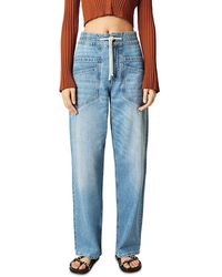 Ba&sh - Mima High Rise Straight Jeans - Lyst