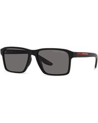 Prada - Sport Low Bridge Fit Rectangle Sunglasses, 58Mm - Lyst