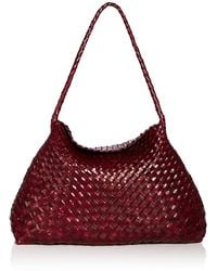 Dragon Diffusion - Santa Maria Woven Leather Shoulder Bag - Lyst