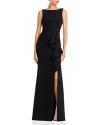 Eliza J - Sleeveless Cascading-Ruffle Gown - Lyst