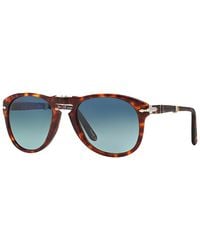 Persol - Polarized Folding Pilot Sunglasses, 54Mm - Lyst