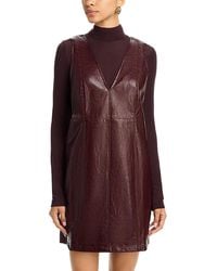 Lost + Wander - Valor Of Venus Faux Leather Mini Dress - Lyst
