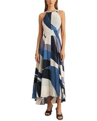 Reiss - Imogen Stripe Maxi Occasion Dress - Lyst