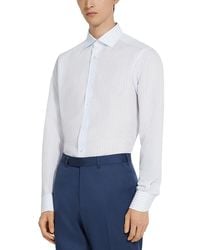 ZEGNA - Centoventimila Button Front Shirt - Lyst