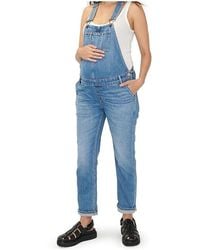 Hatch Collection - Denim Maternity Overall - Lyst