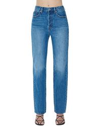 Pistola - Cassie High Rise Straight Leg Jeans - Lyst