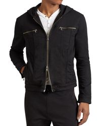 John Varvatos Star Usa Hooded Zip 