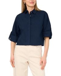 1.STATE - Boxy Button Down Shirt - Lyst
