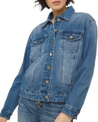 michael kors embroidered denim jacket