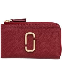 Marc Jacobs - The Top Pebbled Leather Wallet - Lyst