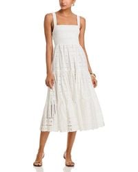 Cara Cara - Taormina Eyelet Midi Dress - Lyst