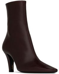 Saint Laurent - Jill Mid Heel Booties - Lyst