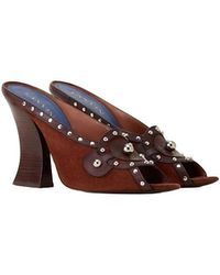 Lanvin - Eclipse Arch Heeled Mule - Lyst