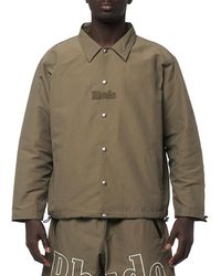 R H U D E © - Logo Coaches Jacket - Lyst