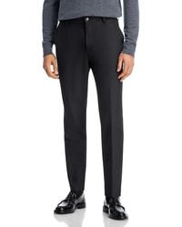 BOSS - Perin Performance Wool Tapered Fit Pants With Elasticated Waistband - Lyst