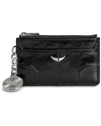 Zadig & Voltaire - Sunny Leather Card Case - Lyst