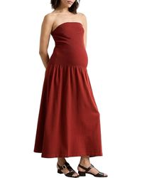 Hatch Collection - The Fiona Maternity Strapless Knit Dress - Lyst