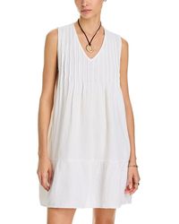 Echo - Super Soft Pintucked Gauze Cover Up Dress - Lyst