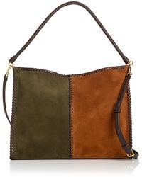 Veronica Beard - Vida Suede Shoulder Bag - Lyst