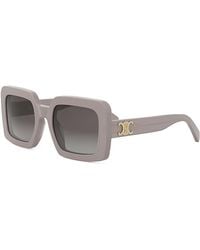 Celine - Triomphe Square Sunglasses, 56Mm - Lyst