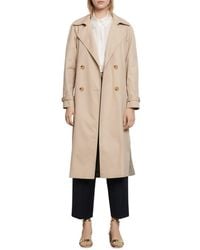 Sandro Victory Trench Coat - Natural