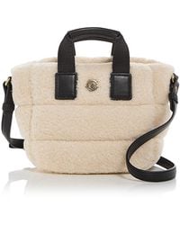 Moncler - Micro Caradoc Faux Fur Crossbody Bag - Lyst