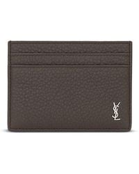 Saint Laurent - Tiny Cassandre Card Case - Lyst