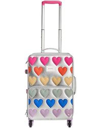 State - Logan Patchwork Hearts Carry On Suitcase - Lyst