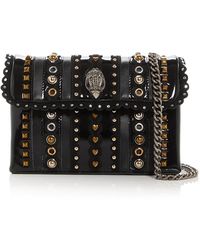 Kurt Geiger - Medium Kensington Stud Leather Shoulder Bag - Lyst
