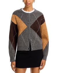 Steve Madden - Vivia Argyle Cardigan Sweater - Lyst