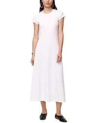 Another Tomorrow - Fitted Tee Dress - Lyst