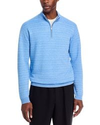 Peter Millar - Saratoga Striped Quarter Zip Sweater - Lyst