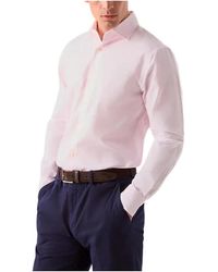 Robert Talbott - Reynolds Stripe Twill Shirt - Lyst