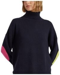 Chinti & Parker - Wool Cashmere Elbow Patch Rollneck Sweater - Lyst