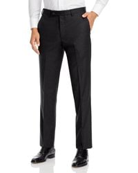 Bloomingdale's The Store At Bloomingdale's Wool Flannel Trousers - Multicolour