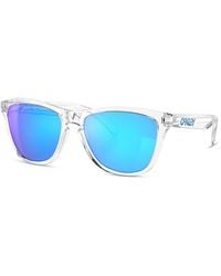 Oakley - Frogskins Prizm Polarized Mirrored Square Sunglasses, 54Mm - Lyst