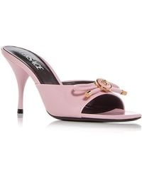 Versace - Opera Bow 85Mm Patent Mules - Lyst