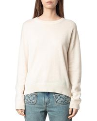 Zadig & Voltaire - Cici Star Patch Cashmere Sweater - Lyst