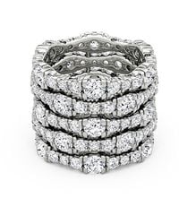 Vrai - 5 Row Pave Ring - Lyst